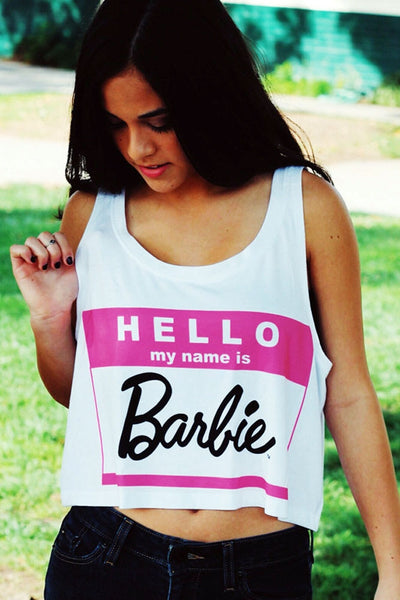 Hello barbie tank top